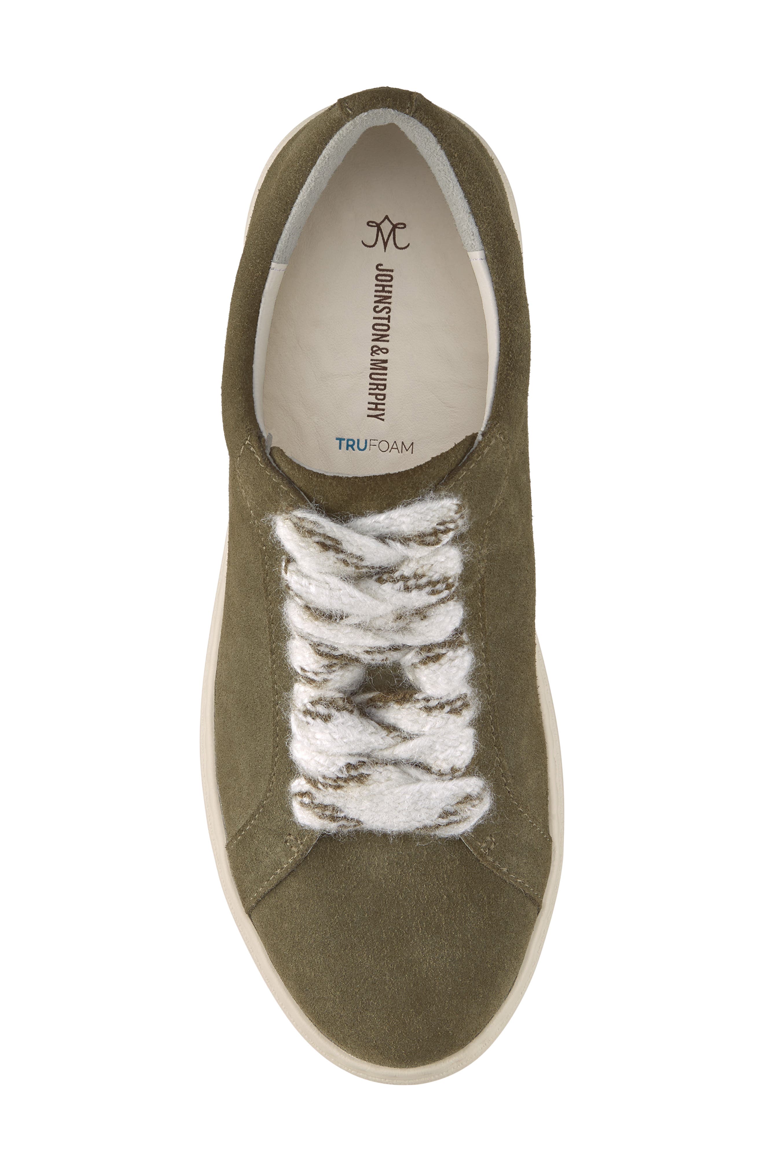 Cammie Low Top Sneaker, Alternate, color, OLIVE SUEDE