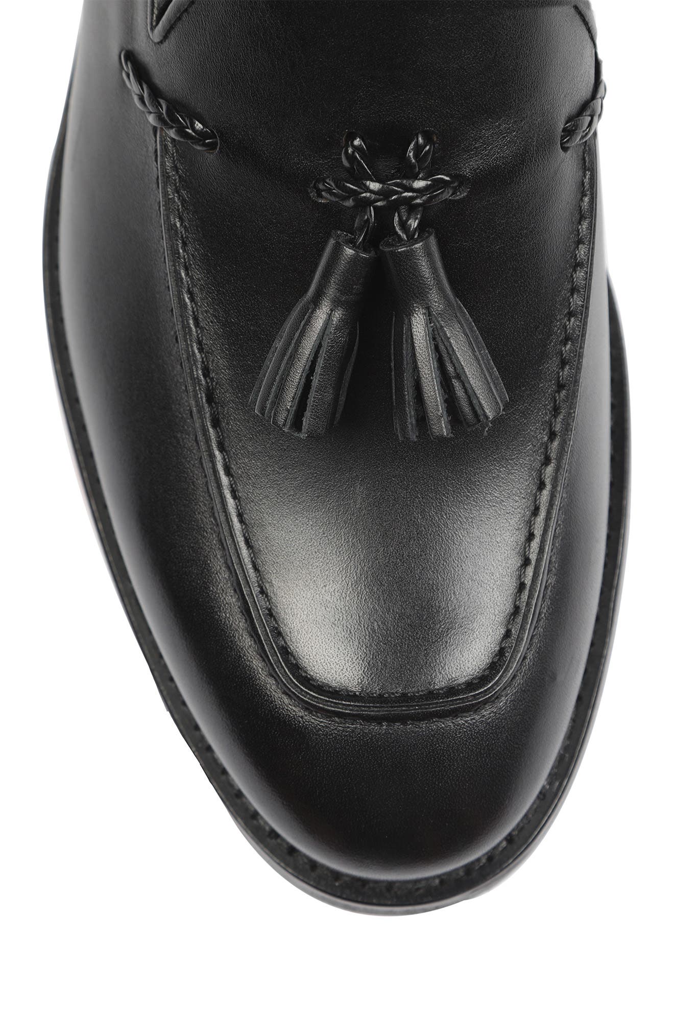Size 7.5 Sizevella Black Leather Tassel Loafer for Men Retail 309$ VELLAPAIS Leather Tassel Loafer (Men) | Nordstromrack main image 4