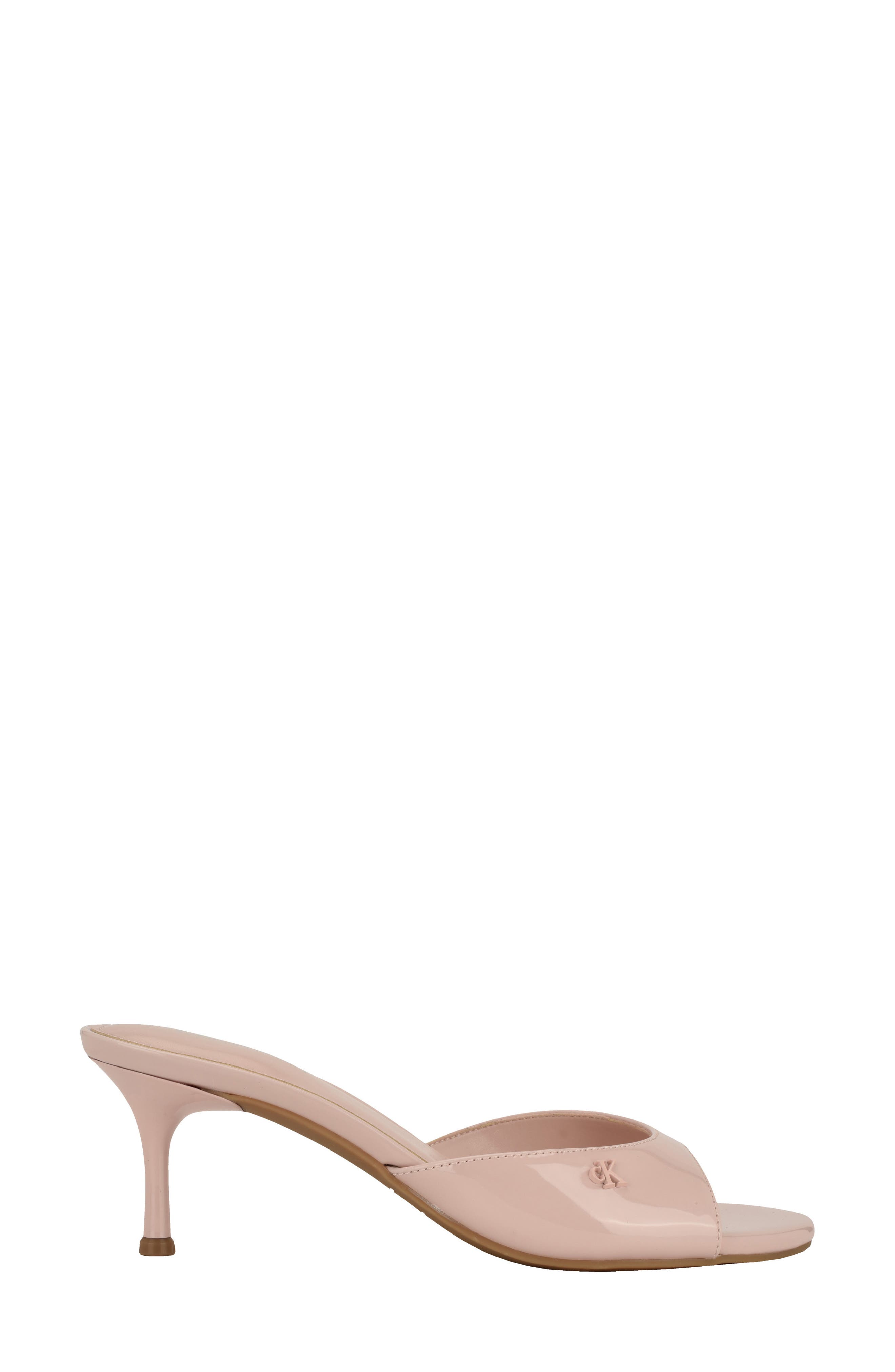 Vixie Slide Sandal, Alternate, color, LIGHT PINK PATENT