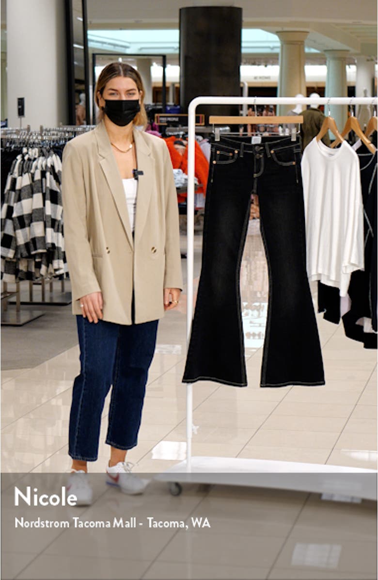 Low Rise Flare Hem Jeans, sales video thumbnail