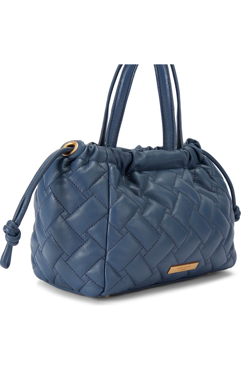 Kurt Geiger London Small Kensington String Quilted Leather Tote, Alternate, color, Open Blue