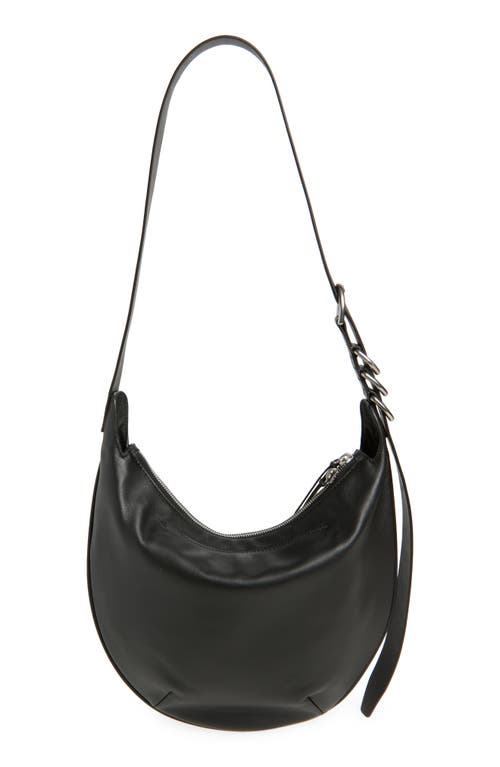 Rag & Bone Medium Mercer Leather Hobo Bag In Black