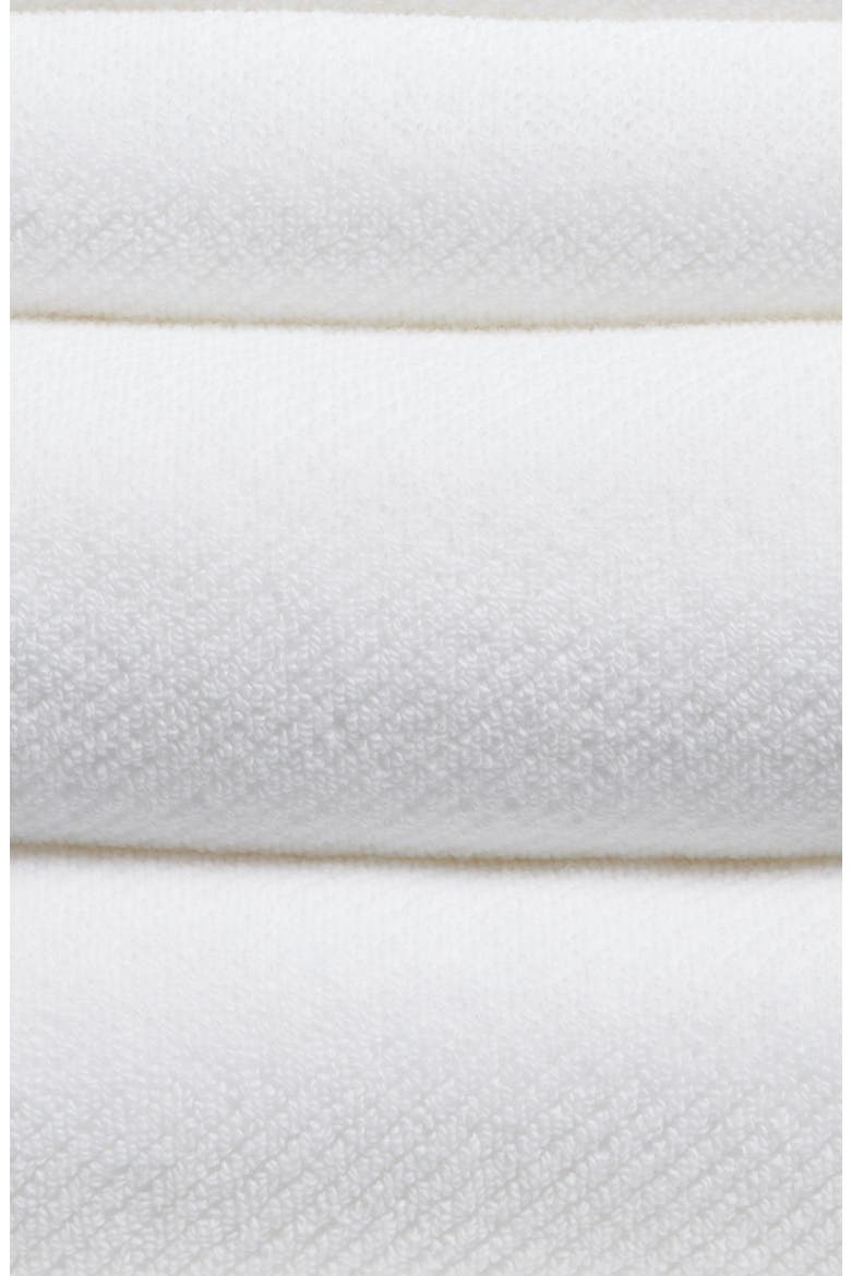 Cotton Rib 6-Piece Bath Towel Set, Alternate, color, WHITE