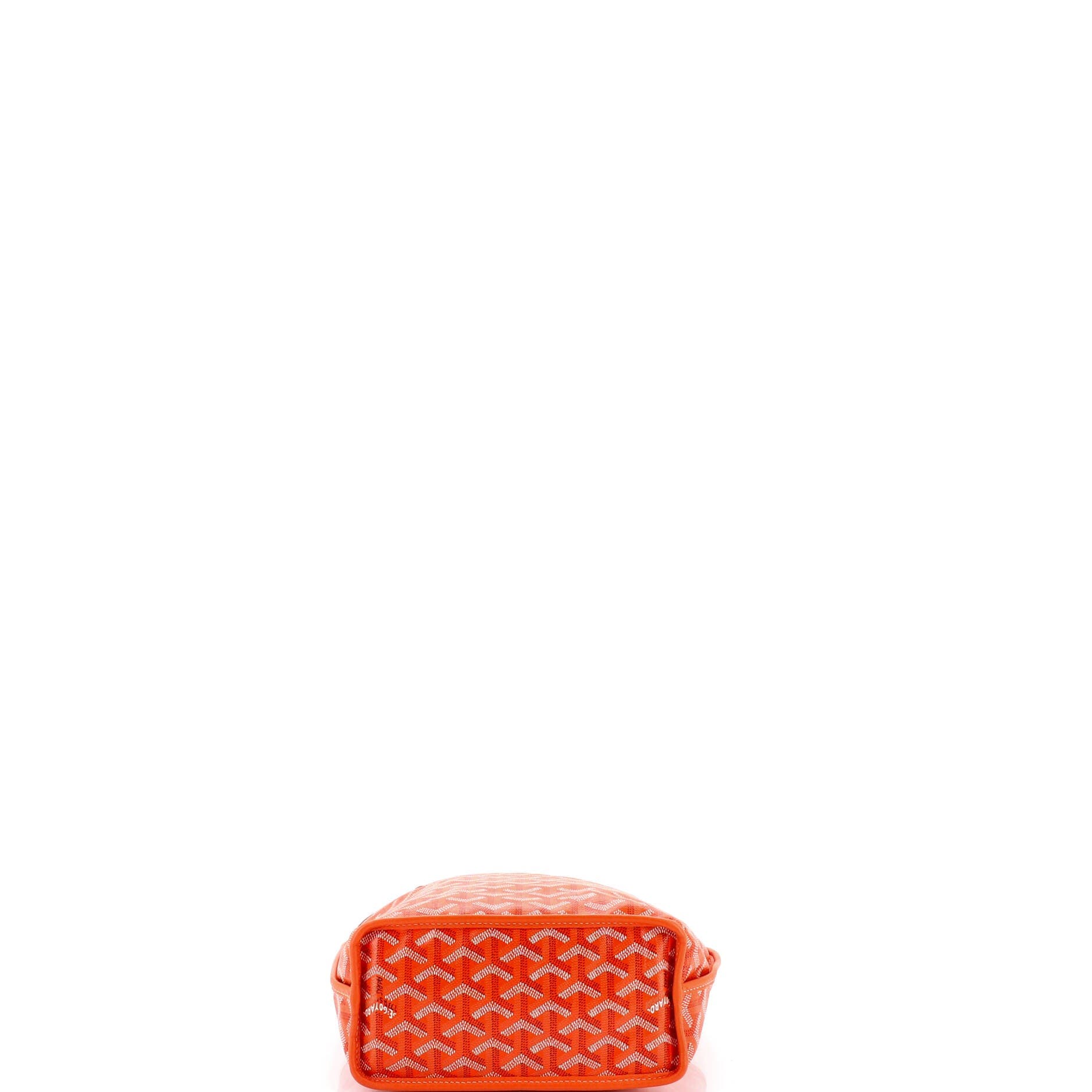 Pre-Owned Goyard Anjou Reversible Tote Coated Canvas Mini, Alternate, color, Orange
