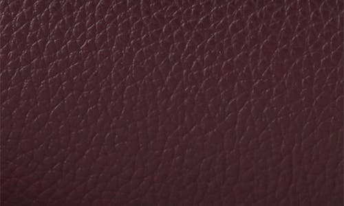 Mulberry Mini Bayswater Grained Leather Handbag In Burgundy
