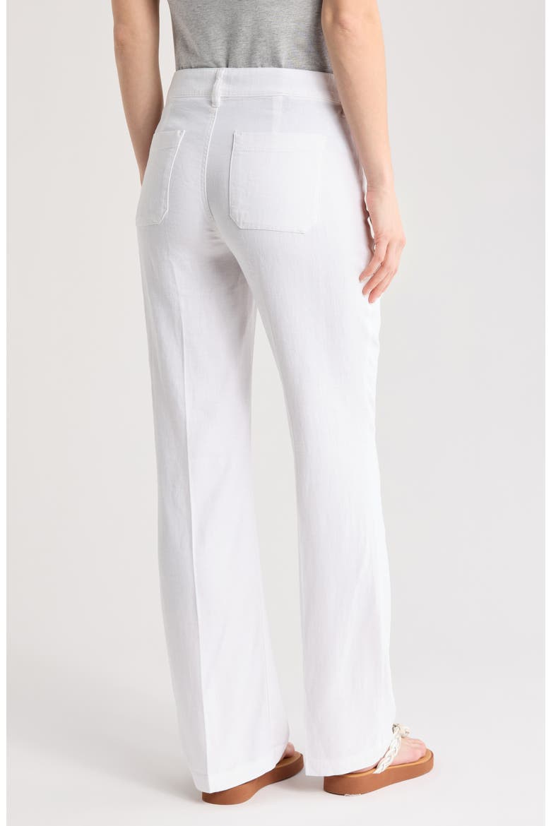 Linen Trousers, Alternate, color, WHITE
