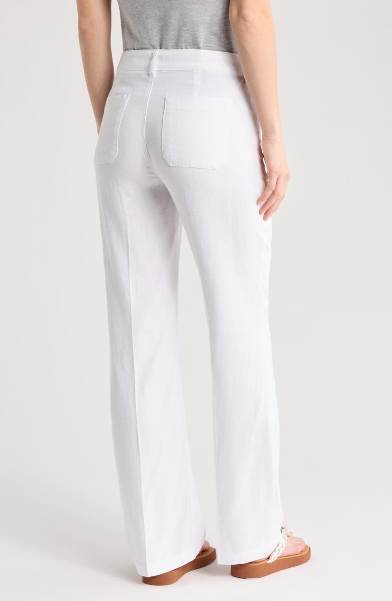 NYDJ Linen Trousers, Alternate, color, White