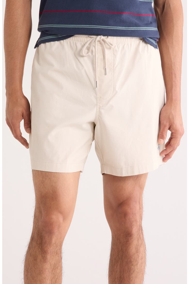 Drawstring Shorts, Main, color, MEDIUM BROWN