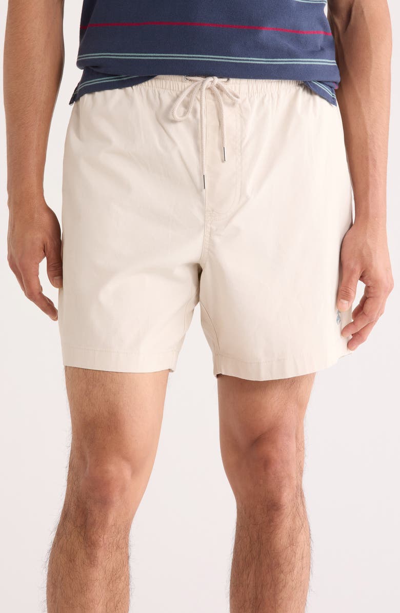 Brooks Brothers Drawstring Shorts, Main, color, Medium Brown