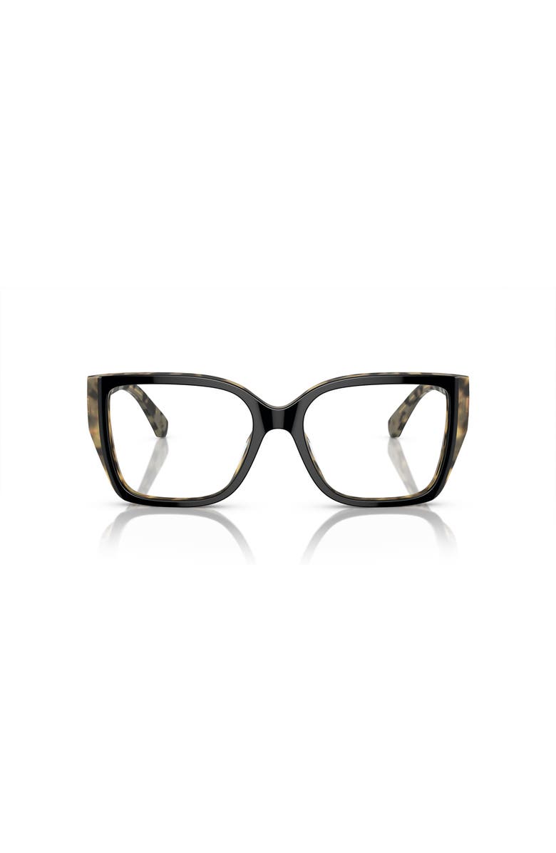 Michael Kors 52mm Square optical glasses, Alternate, color, Black