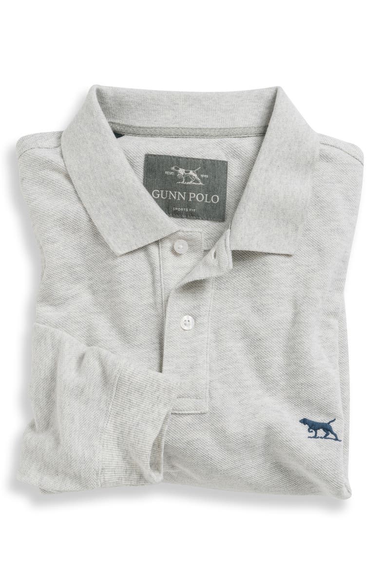 Rodd & Gunn Gunn Piqué Polo, Alternate, color, Cloud