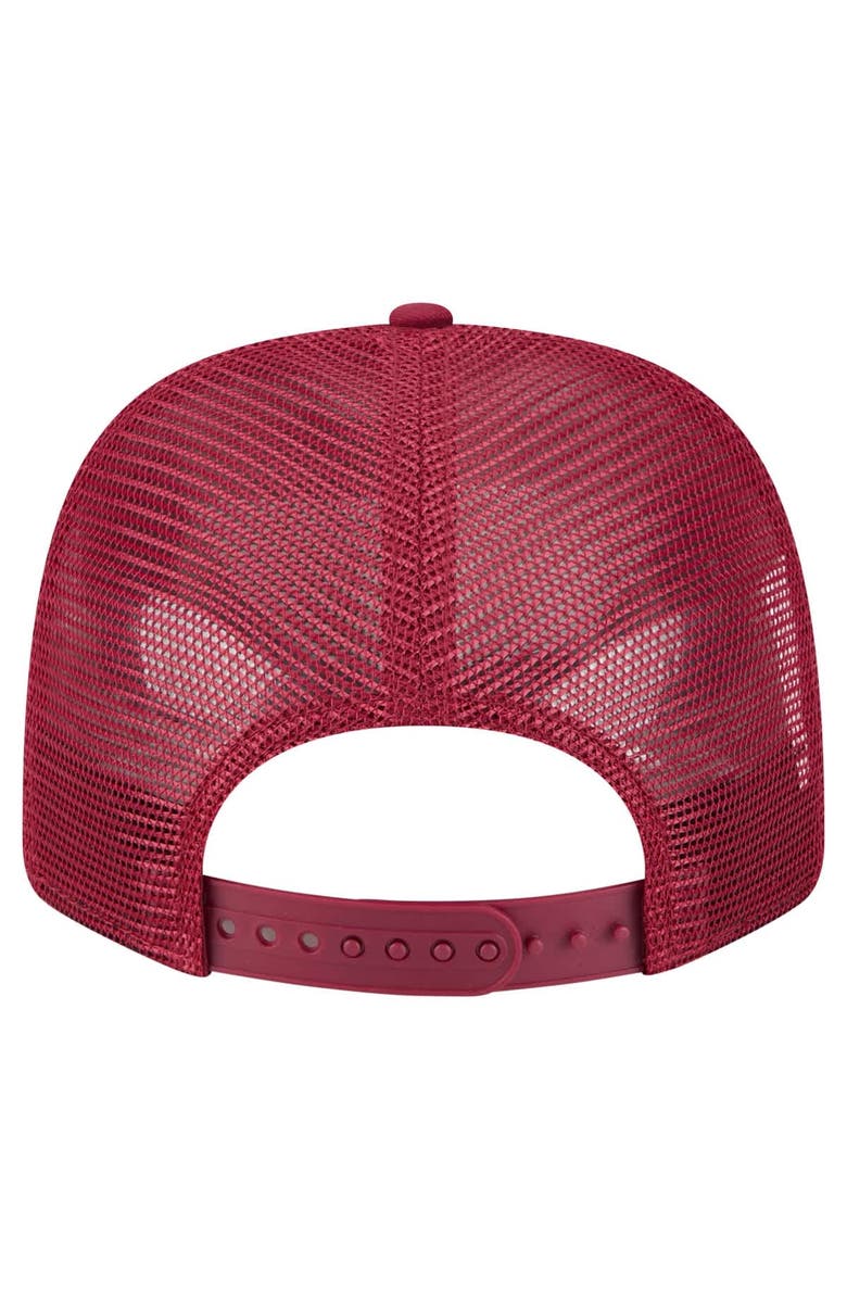 New Era Men's New Era Garnet Florida State Seminoles Primary 9SEVENTY Trucker Stretch-Snap Hat, Alternate, color,