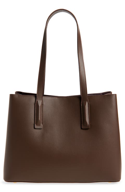 Linnea Faux Leather Tote