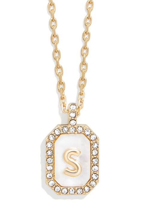 Initial Pendant Necklace