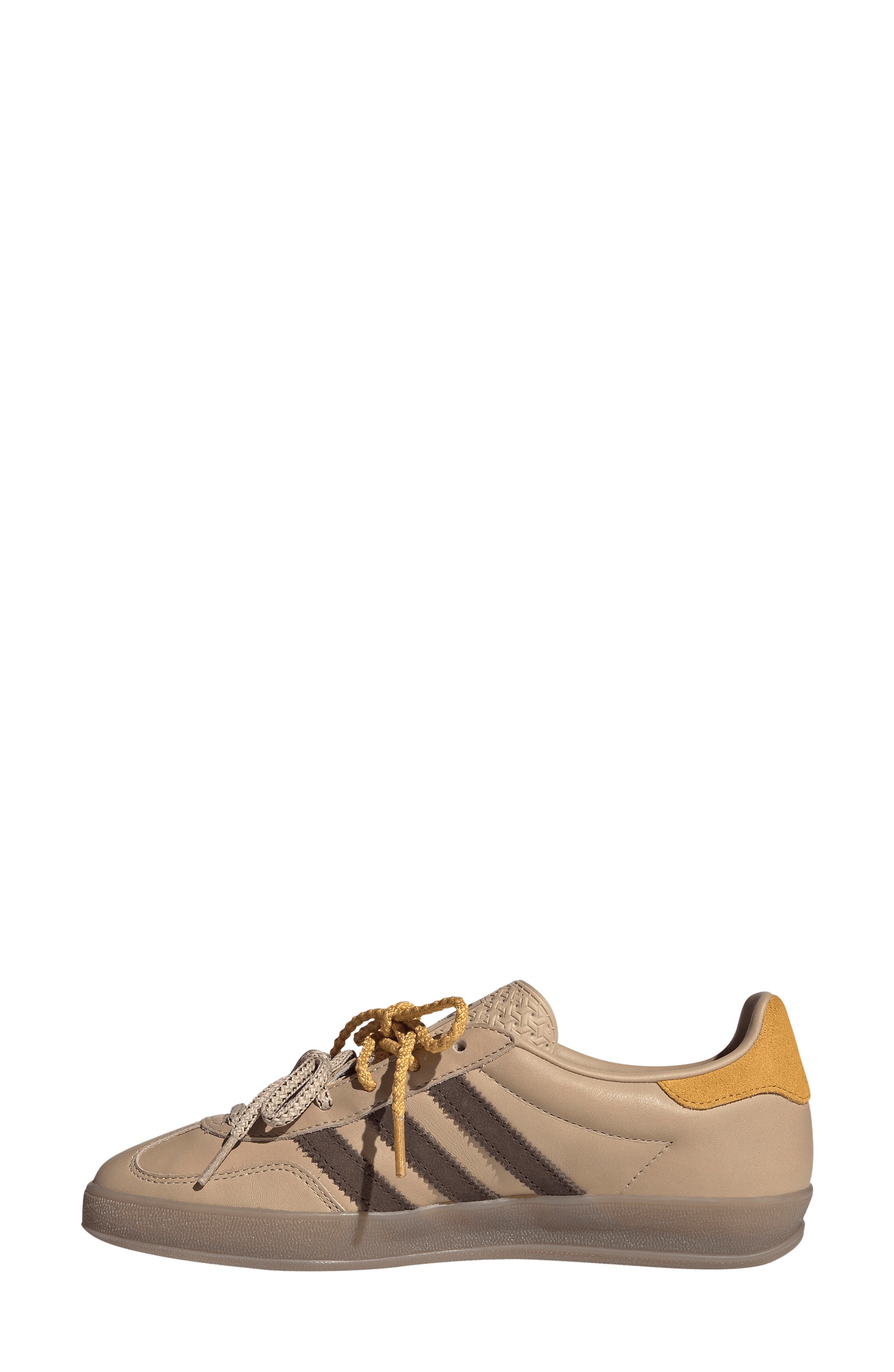 Gazelle Indoor Sneaker, Alternate, color, MAGIC BEIGE/ BROWN/ YELLOW