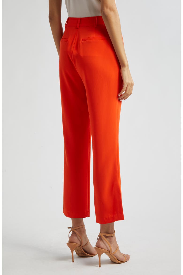 Kerry Crop Flare Pants, Alternate, color, DEEP TANGELO