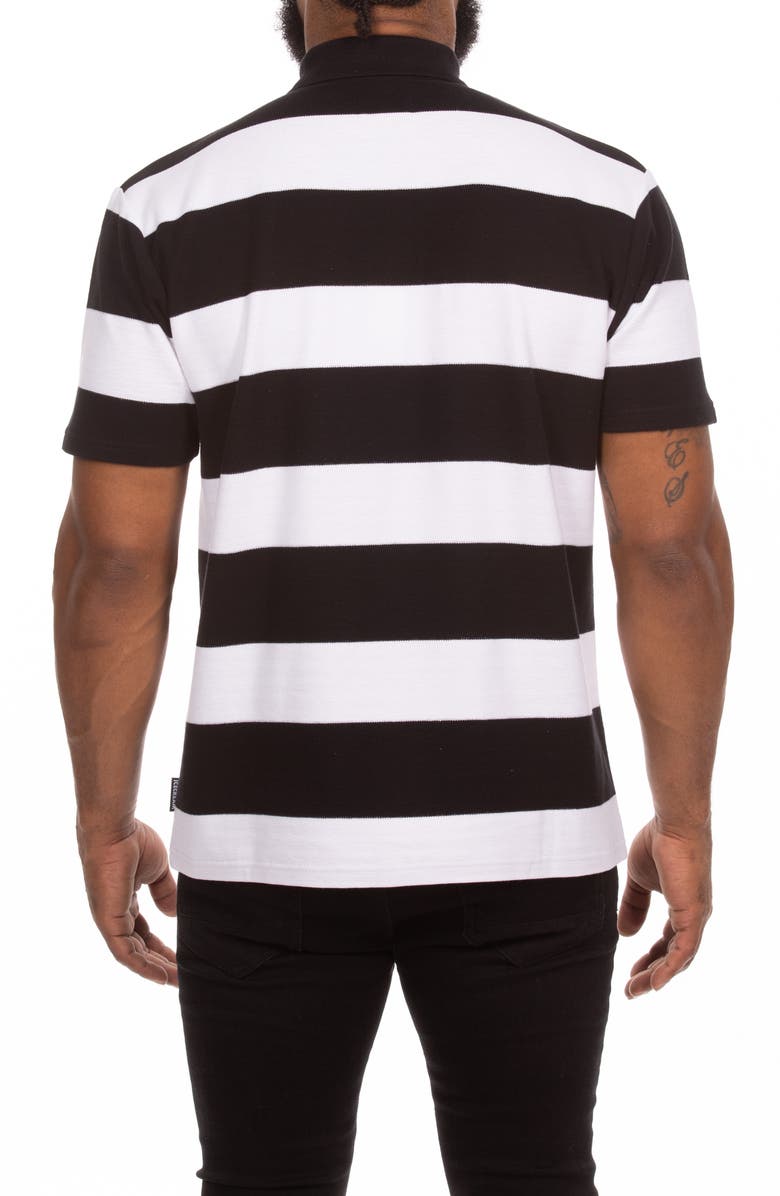 ICECREAM Big Dripper Stripe Polo, Alternate, color, Black