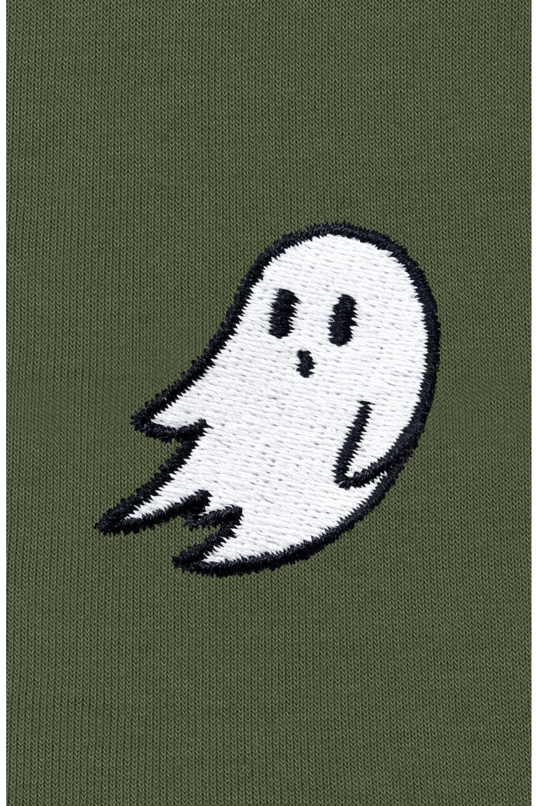 Ghost Zip Hoodie, Alternate, color, Military Green