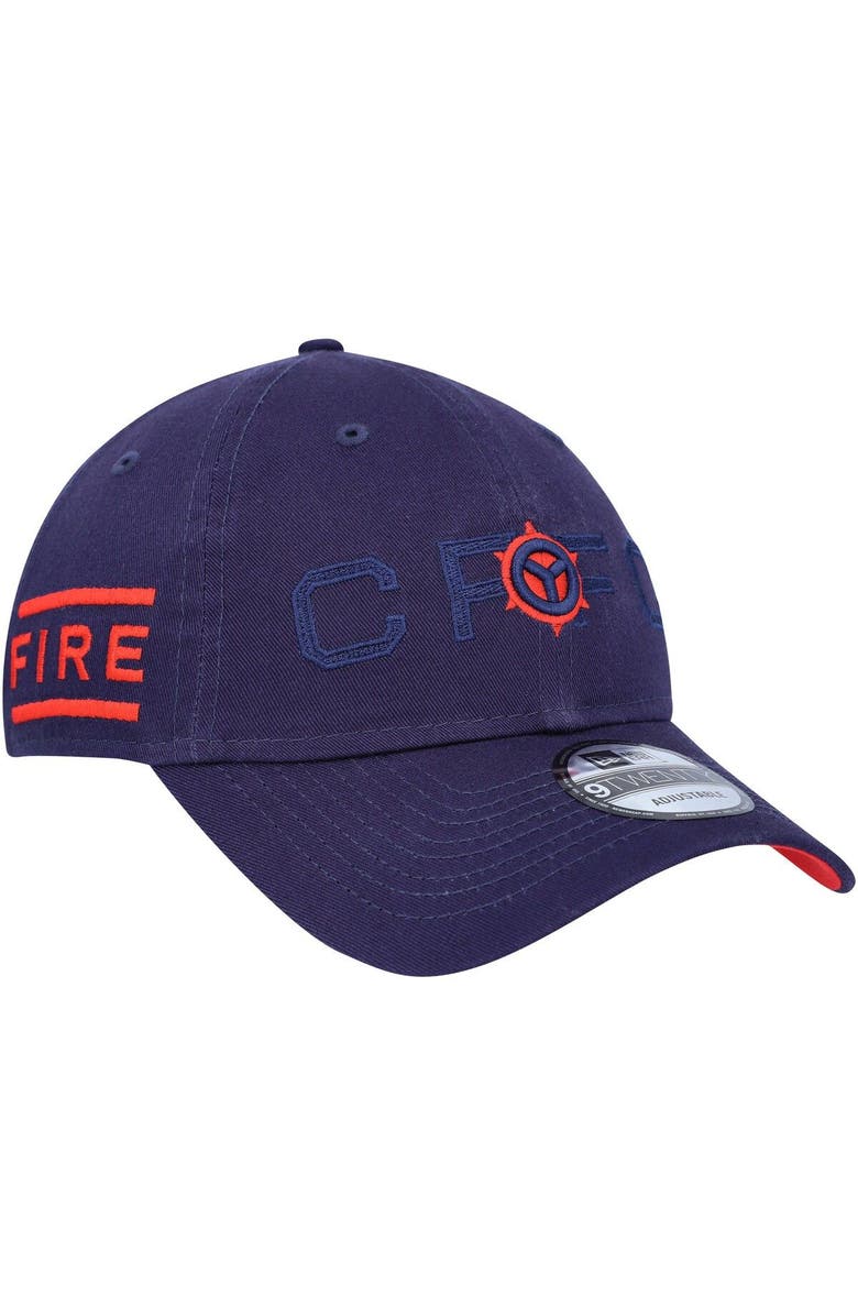 New Era Men's New Era Navy Chicago Fire Kick Off 9TWENTY Adjustable Hat, Main, color, Navy