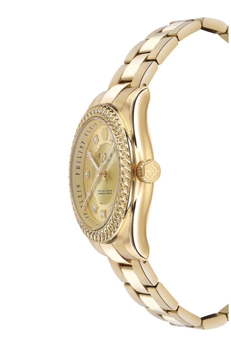 Queen Bracelet Watch, 36mm, Alternate, color, GOLD1
