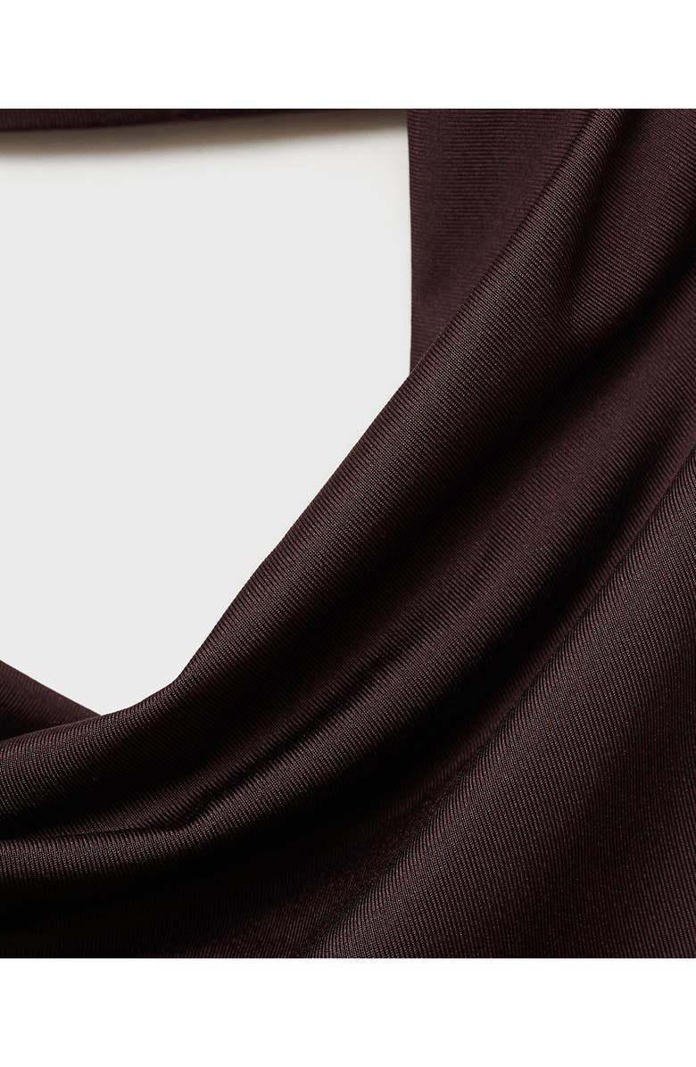 MANGO Draped Halter Top, Alternate, color,