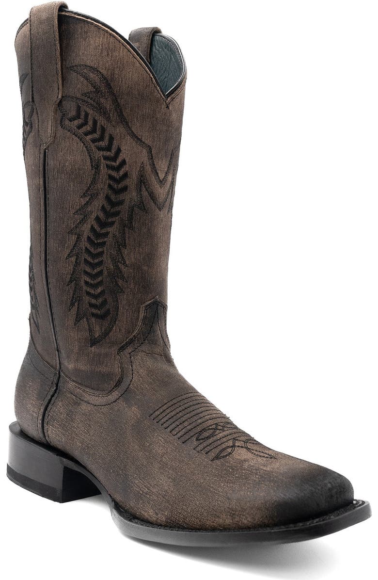 Ferrini Men's Ashton Western Boot, Main, color, Oak