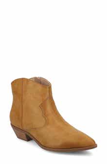 Journee Collection Taliah Western Ankle Boot - Wide Width Available
