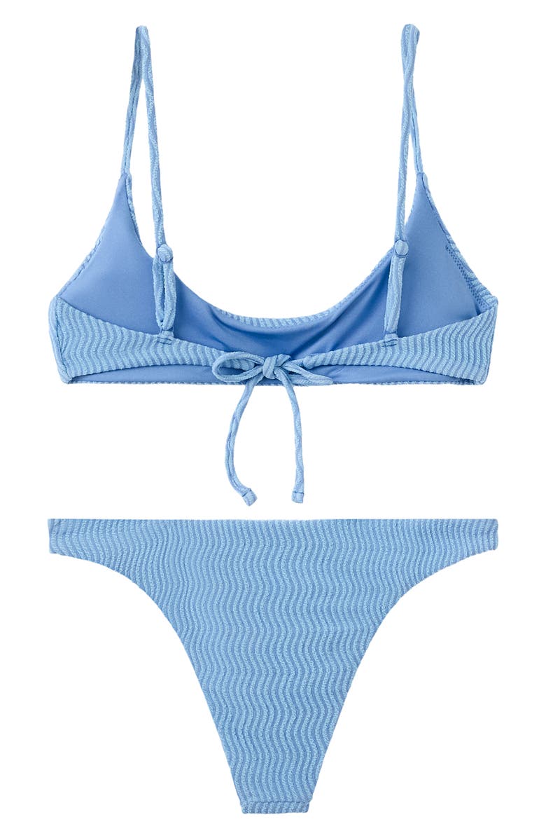 MANGO TEEN Jacquard Two-Piece Swimsuit, Alternate, color,