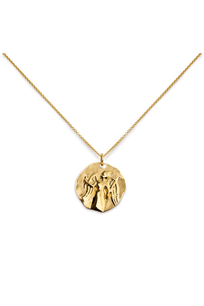 Zodiac Charm Pendant Necklace, Main, color, 18K GOLD VERMEIL