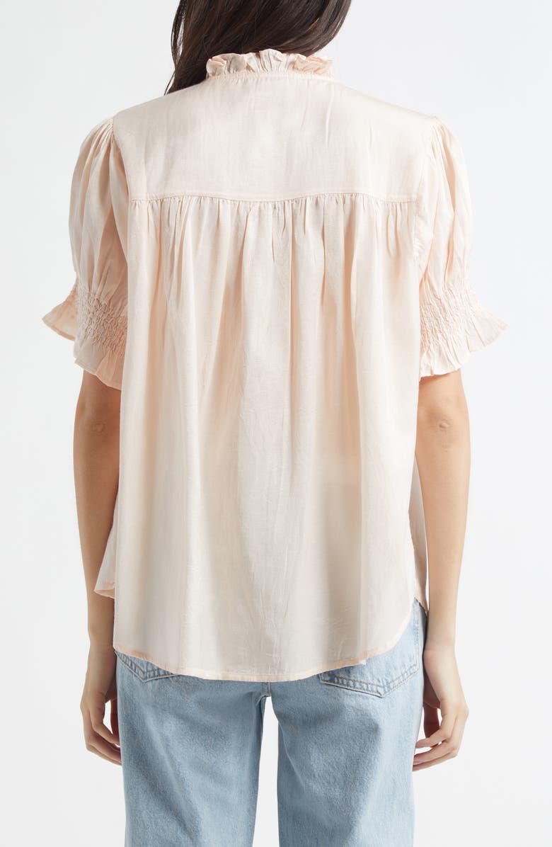 MILLE Marnie Floral Ruffle Top, Alternate, color, Blush