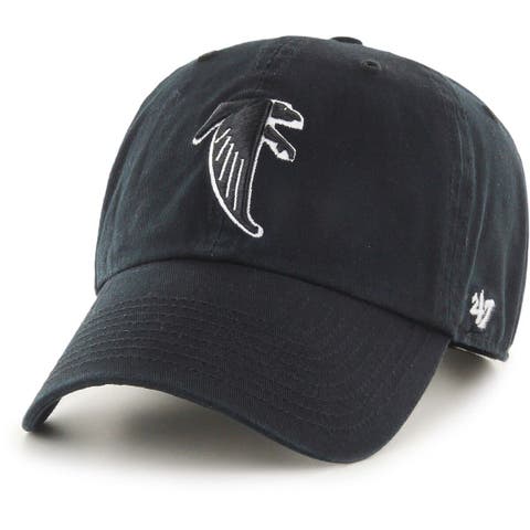 Men's '47 Black Atlanta Falcons Clean Up Legacy Adjustable Hat