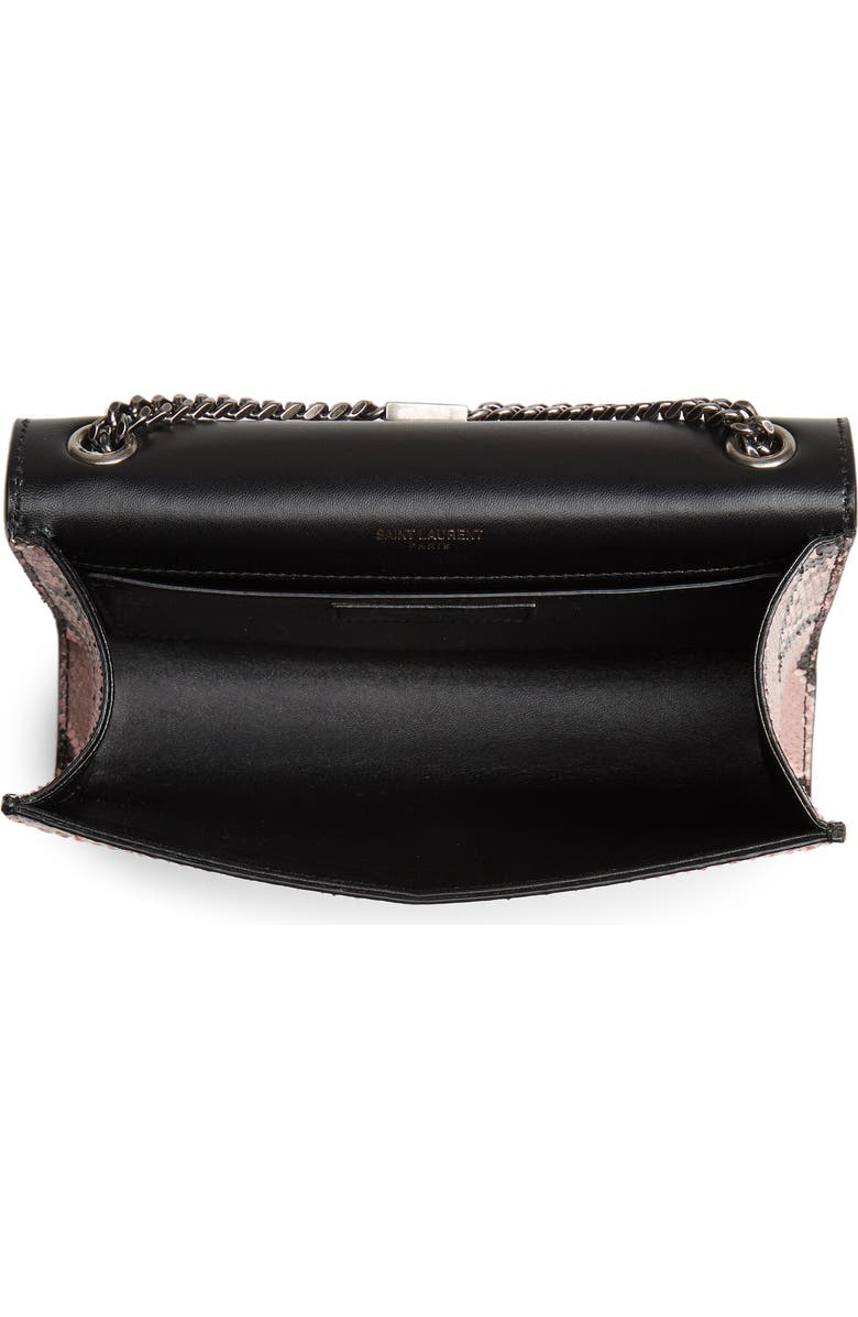 Saint Laurent Small Kate Genuine Python Crossbody Bag, Alternate, color,