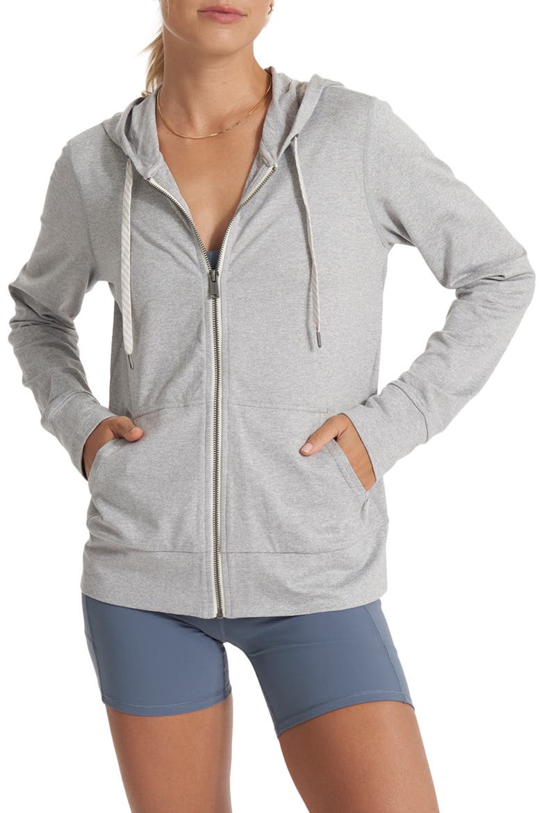 Halo Performance Hoodie 2.0, Main, color, PALE GREY HEATHER