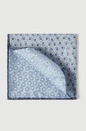Brunello Cucinelli Spotted pattern silk pocket square