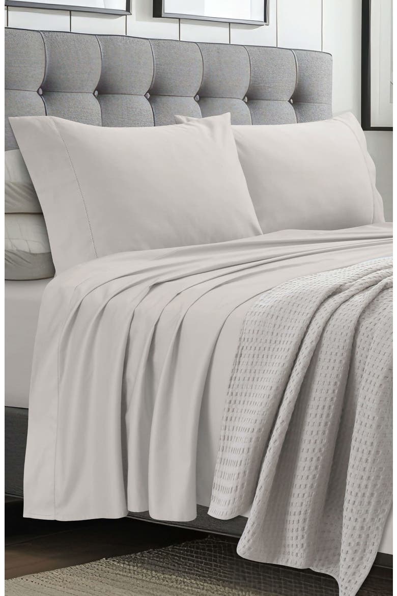 1000 Thread Count Cotton Sateen Sheet Set, Alternate, color, SAND