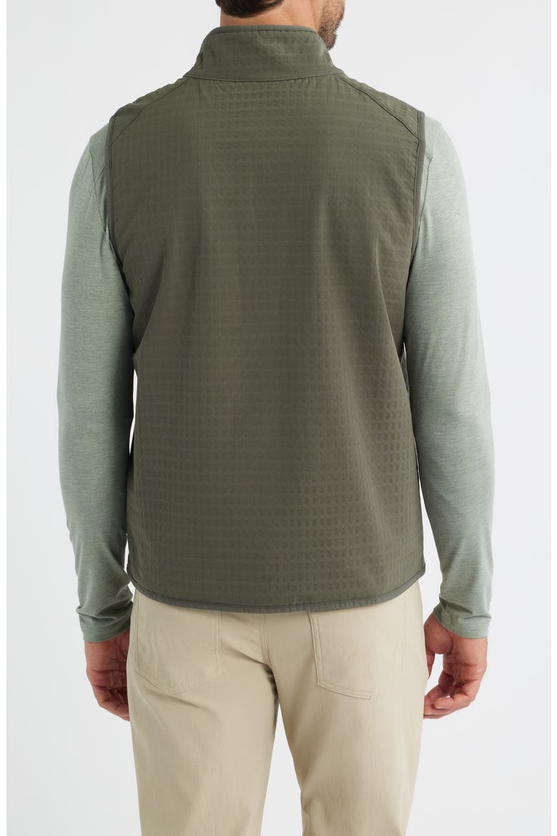Gridback Fleece Lined Vest, Alternate, color, DARK FOREST