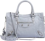 Balenciaga Small Le City Lambskin Leather Handbag