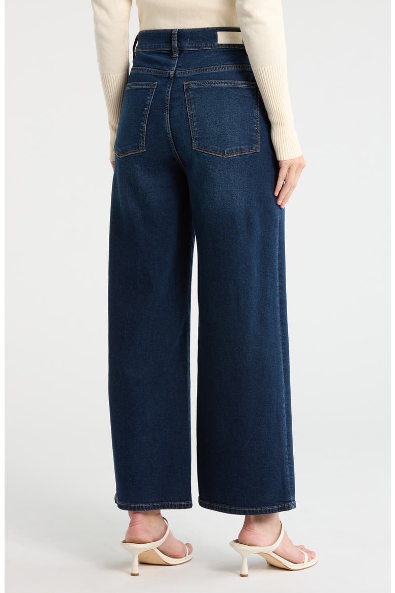 Hepburn High Waist Wide Leg Jeans, Alternate, color, MEDITERRANEAN