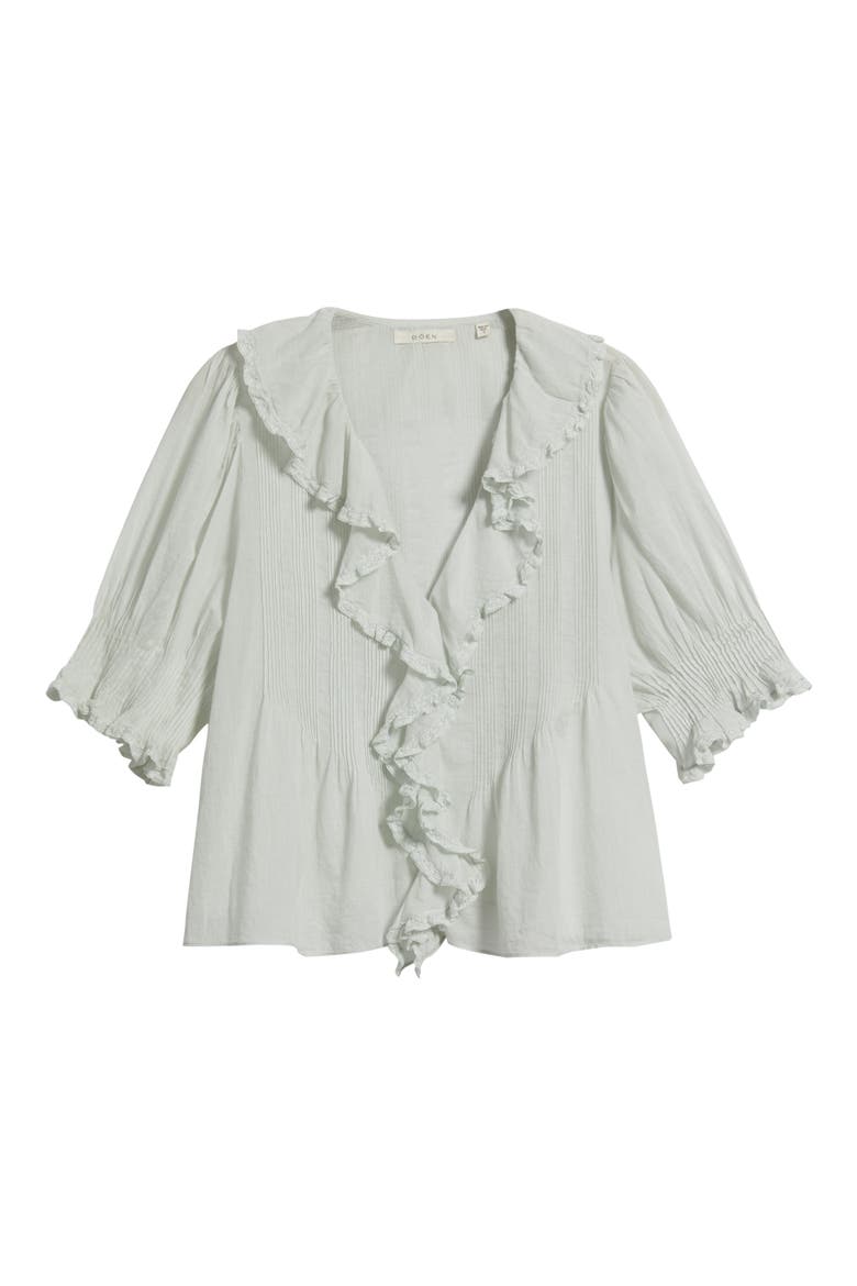 Henri Organic Cotton Voile Top, Alternate, color, ALICE BLUE