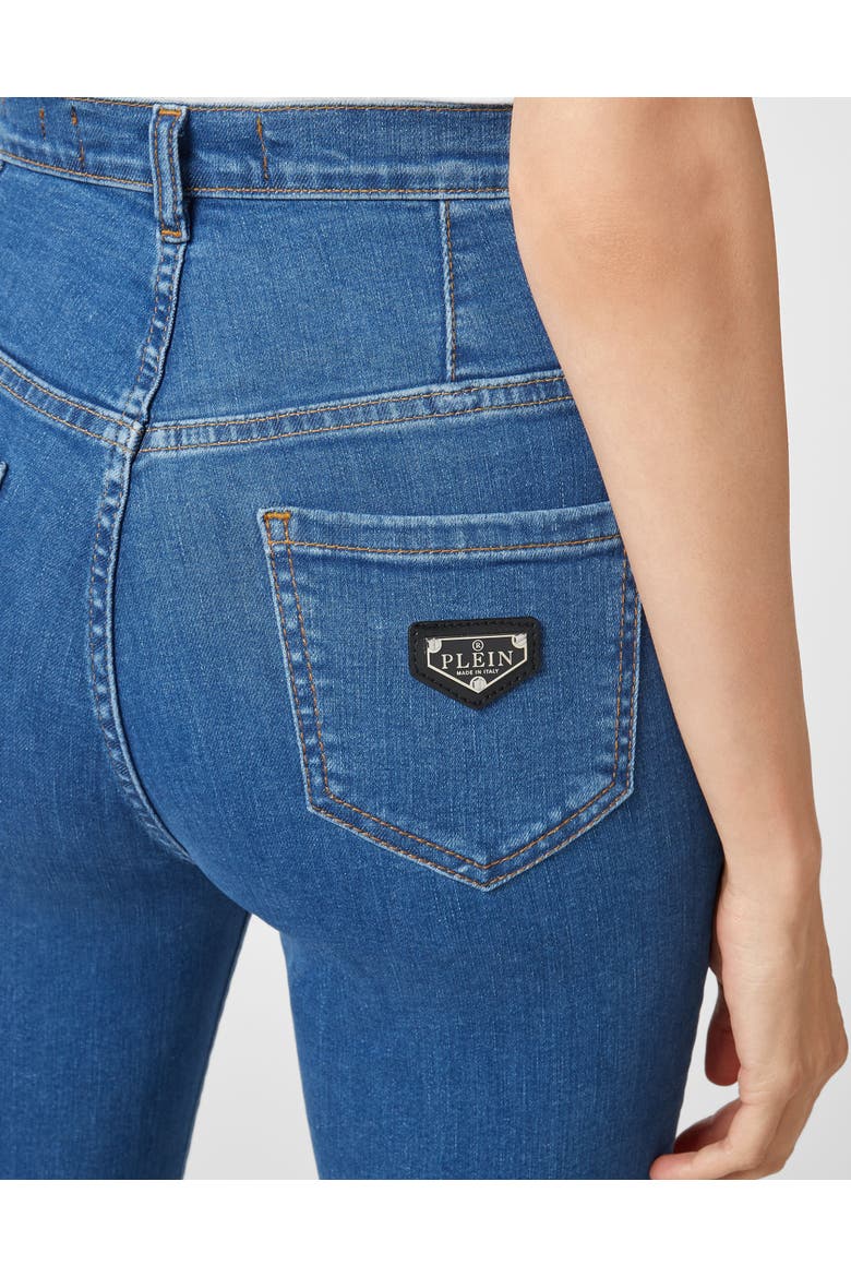 Super High Waist Jegging Iconic Plein Women, Alternate, color, QuietMedium