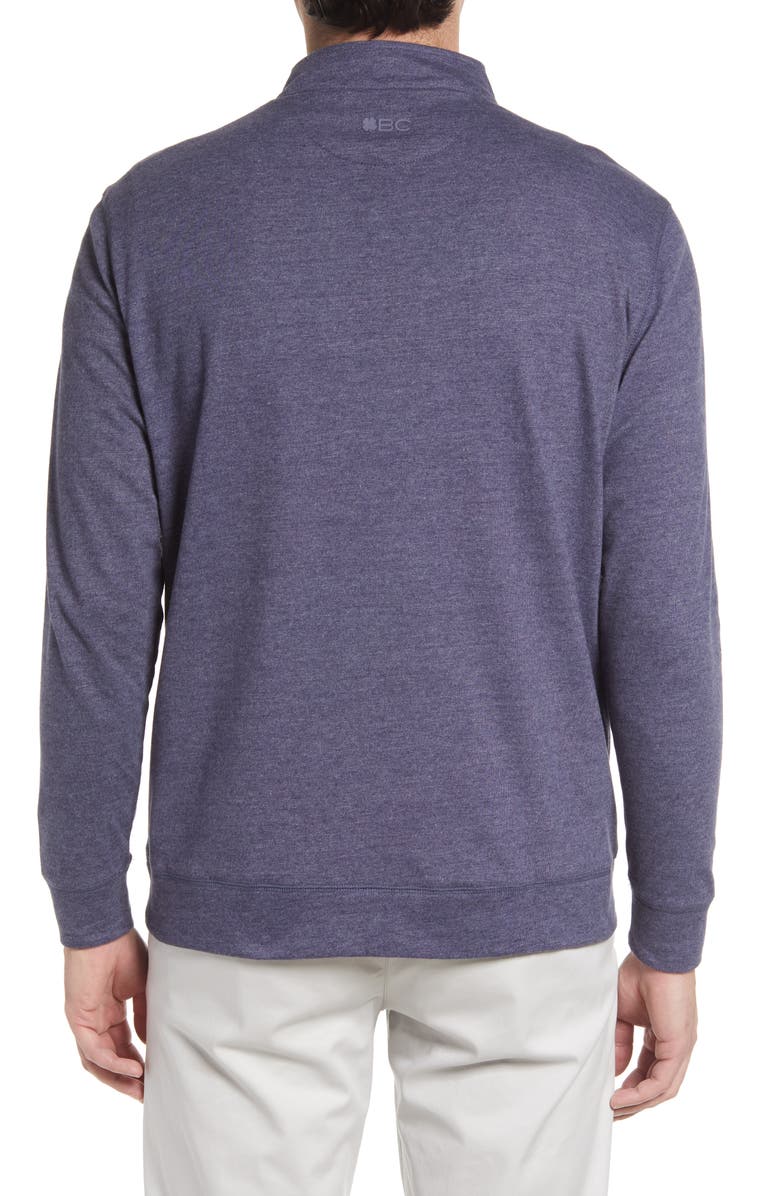 Black Clover Men's Clyde Quarter Zip Performance Pocket Pullover, Alternate, color, 