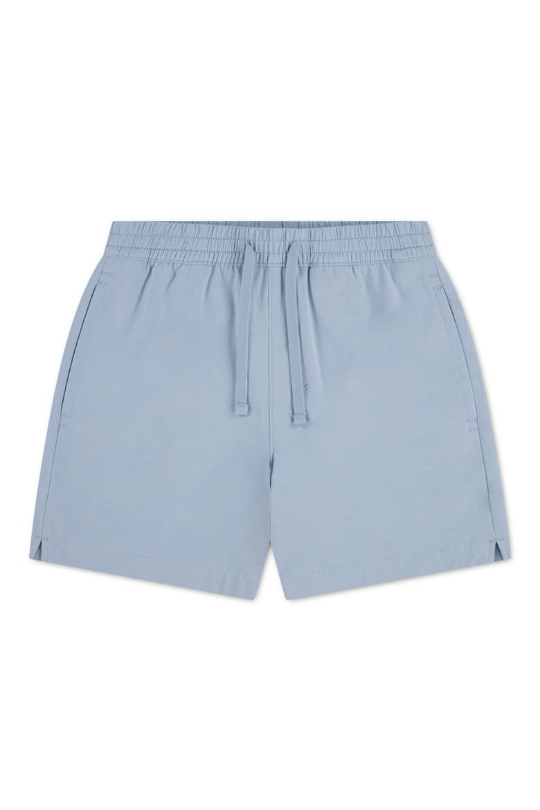 Kids' Cotton Blend Shorts, Main, color, BLUE FOG