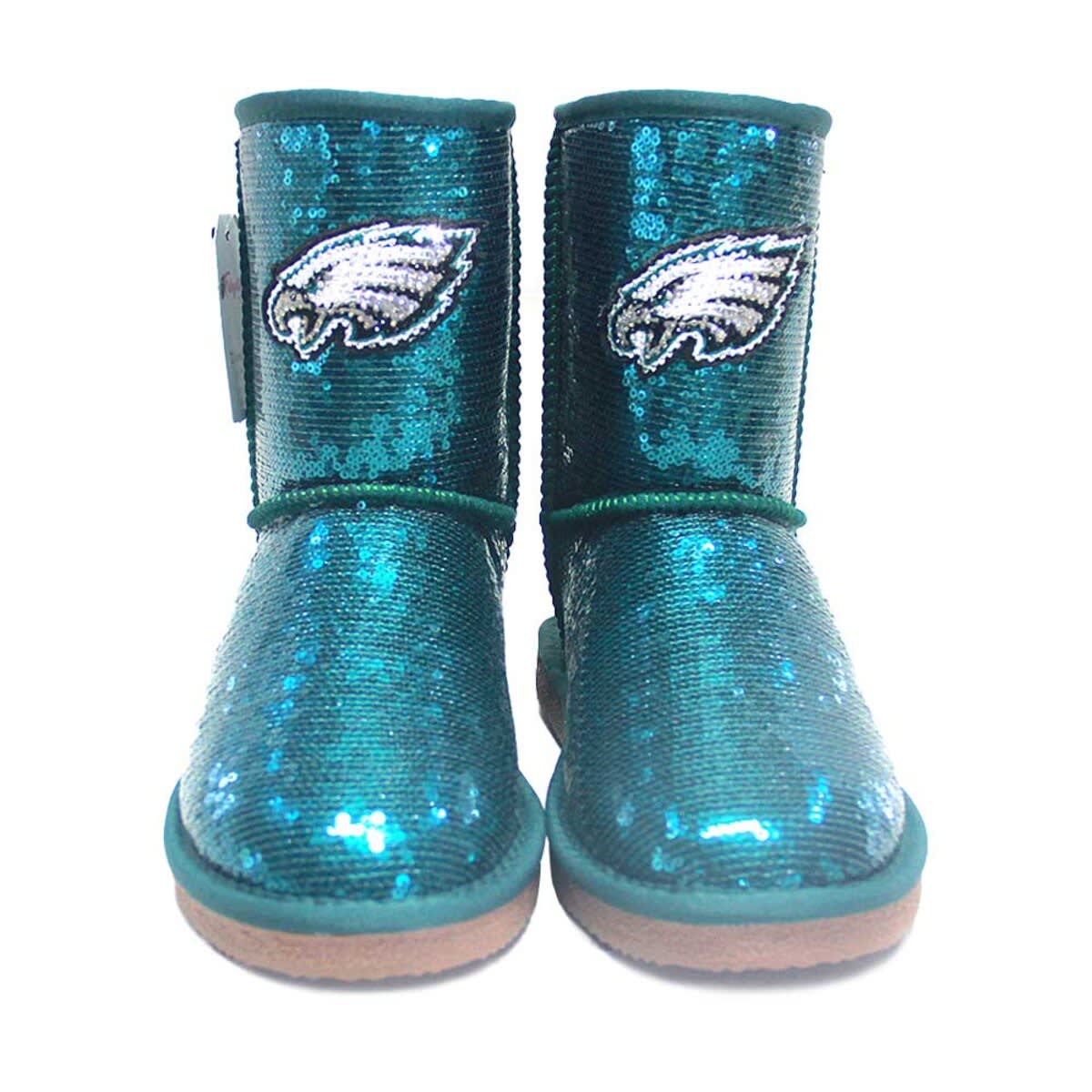 CUCE Women's Cuce Philadelphia Eagles Sequin Boots, Alternate, color, 