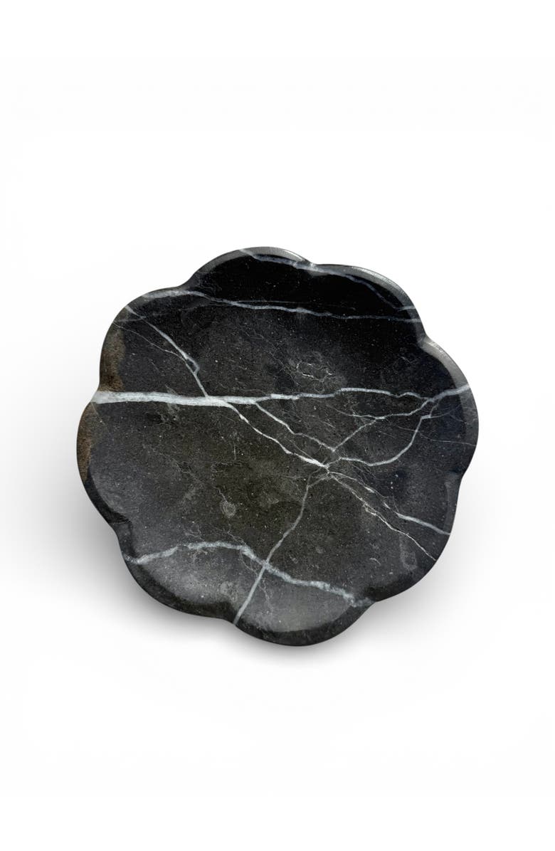 Villa Lua Home Belle Marble Tray, Main, color, Black