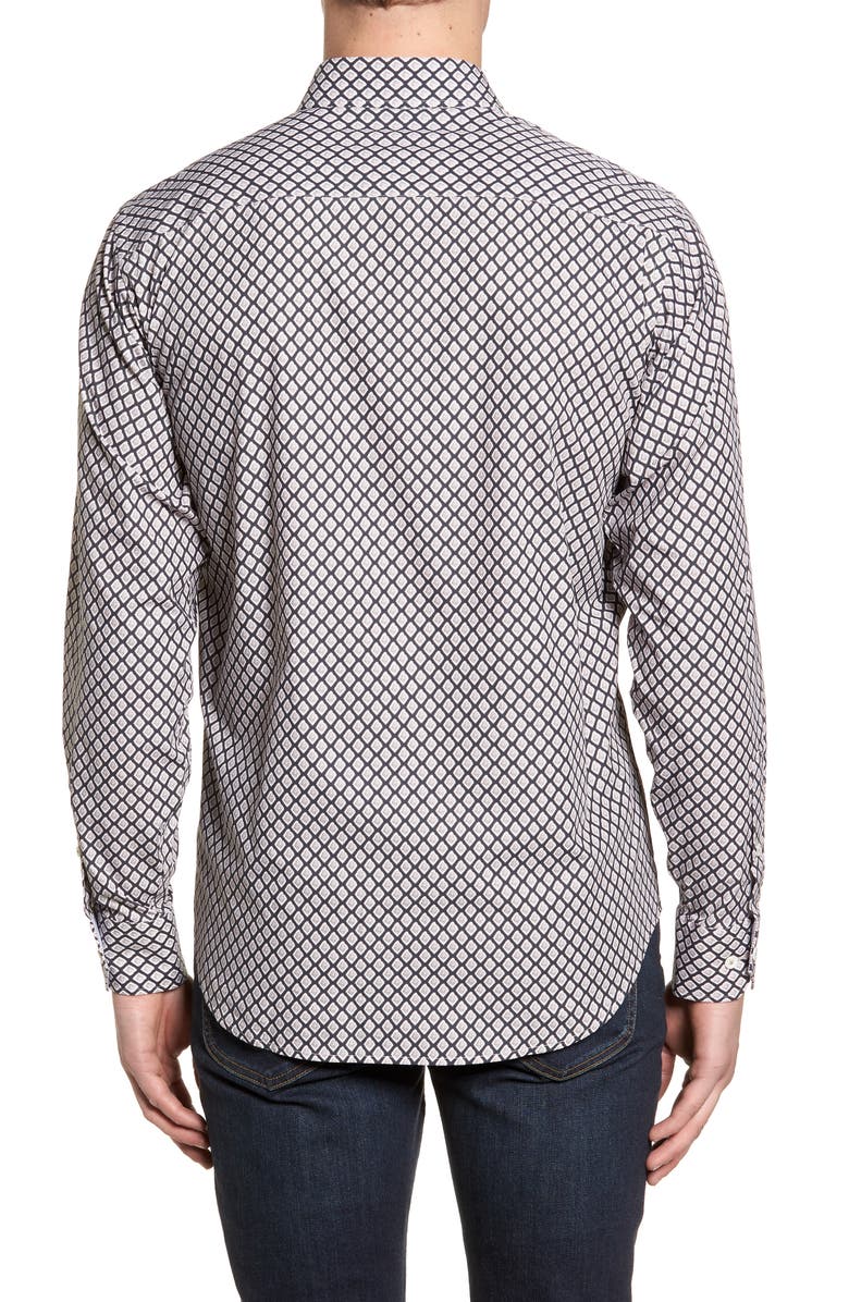 Bugatchi Classic Fit Woven Sport Shirt, Alternate, color, 