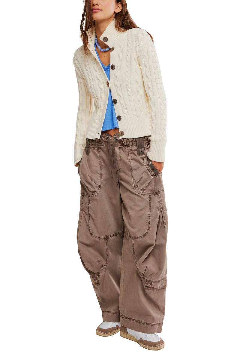 Cable Stitch Cardigan, Alternate, color, IVORY