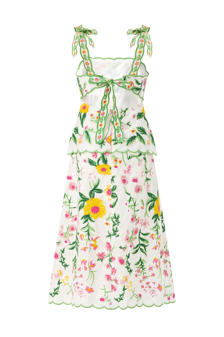 Kaylee Cotton Embroidered Maxi Dress, Alternate, color, Floral