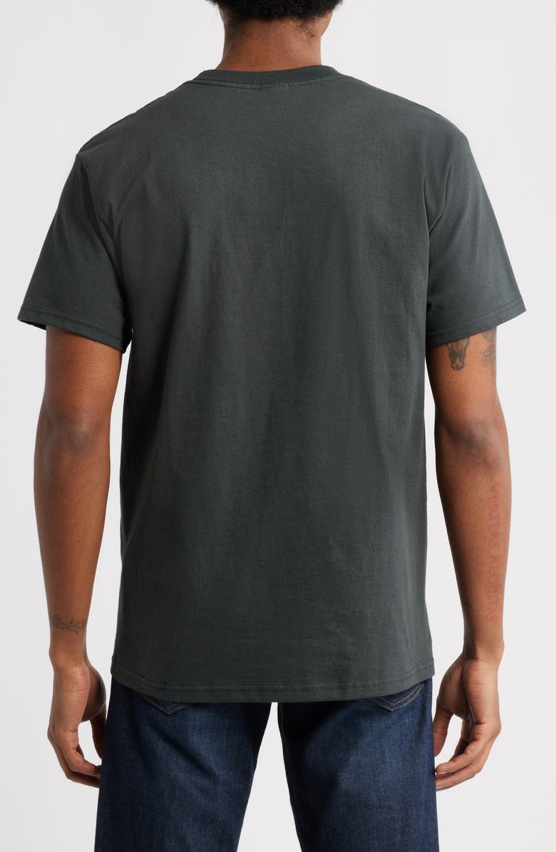 DARK SEAS Go-To V2 Embroidered T-Shirt, Alternate, color, Dusty Black