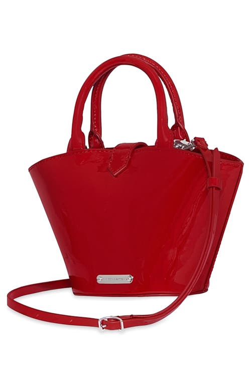 Rebecca Minkoff Megan Micro Fan Tote Bag In Red
