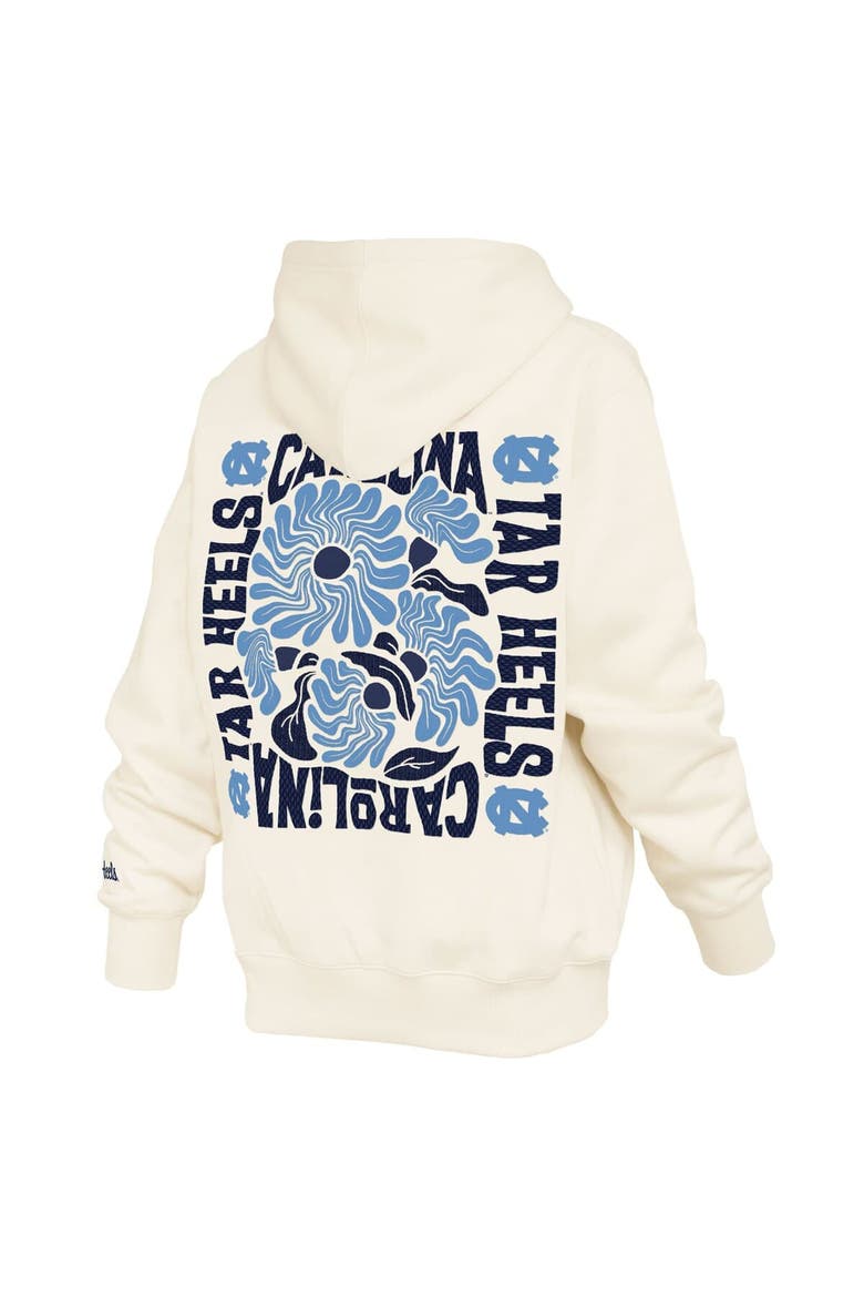 Women's Pressbox  Cream North Carolina Tar Heels Elena Janise Hoodie, Alternate, color, Cream